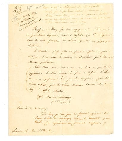 Charles-Maurice de TALLEYRAND (1754-1838)
L.S.,...