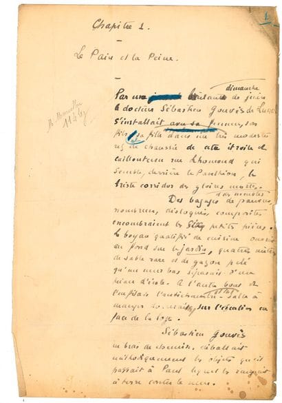 Léon DAUDET (1867-1942)
Autograph manuscript...