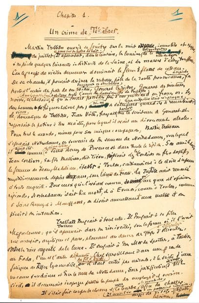 Léon DAUDET (1867-1942)
Autograph manuscript,...