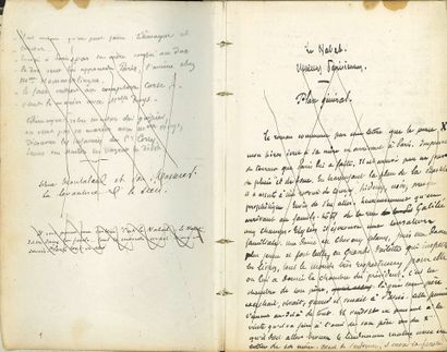 Alphonse DAUDET (1840-1897)
Autograph notebook,...