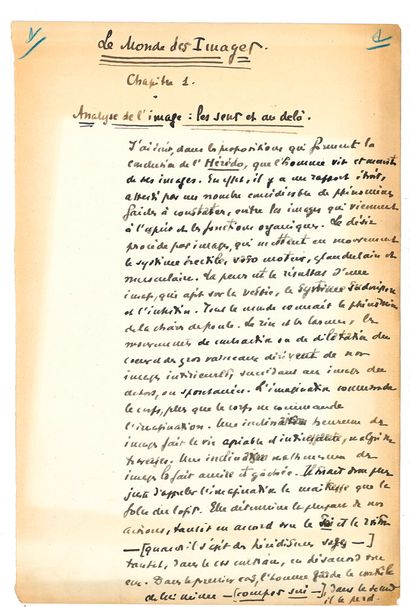 Léon DAUDET (1867-1942)
Autograph manuscript...