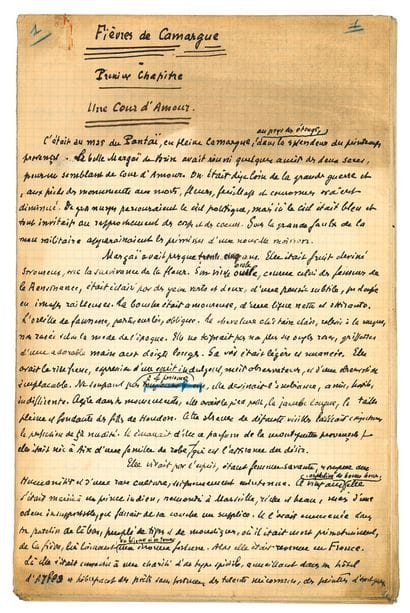 Léon DAUDET (1867-1942)
Autograph manuscript...