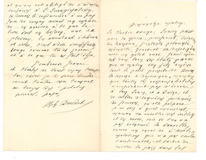 Alphonse DAUDET (1840-1897)
10 L.A.S. and...