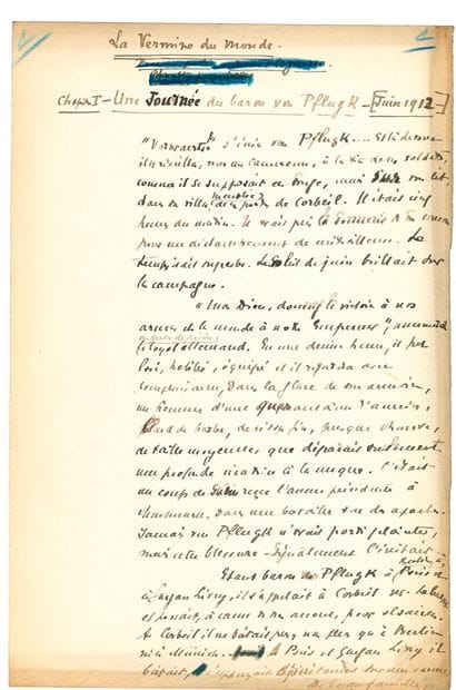Léon DAUDET (1867-1942)
Autograph manuscript,...