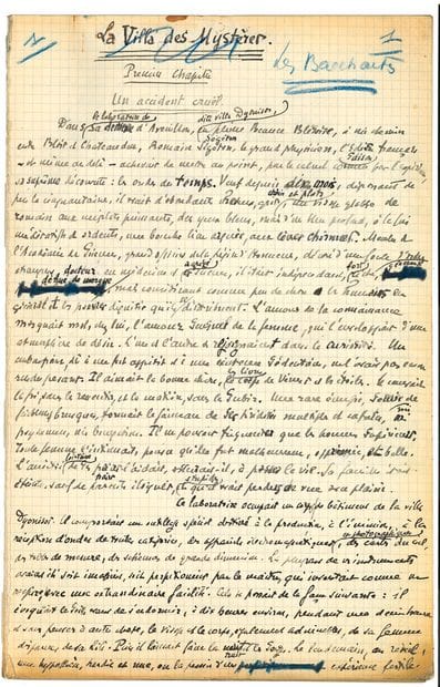 Léon DAUDET (1867-1942)
Autograph manuscript,...