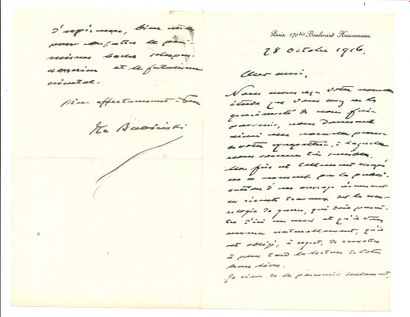 [Famille DAUDET]
Correspondence A. 22 letters,...