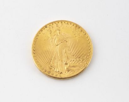 ETATS-UNIS
Liberty $20 gold coin, 1924. 
Weight...