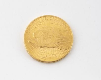 ETATS-UNIS
Liberty $20 gold coin, 1924. 
Weight...