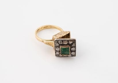 Amusing yellow gold (585) and silver (800)...