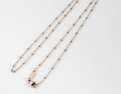 Thomas SABO
Silver (800) and rose gold sautoir...
