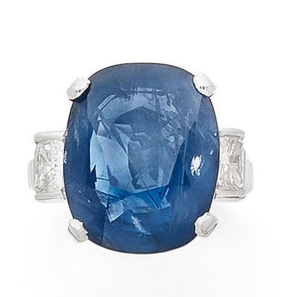 Important and beautiful white gold (750)...