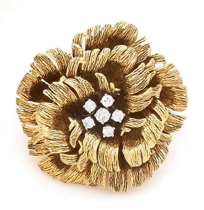 VAN CLEEF & ARPELS
Yellow gold (750) brooch...