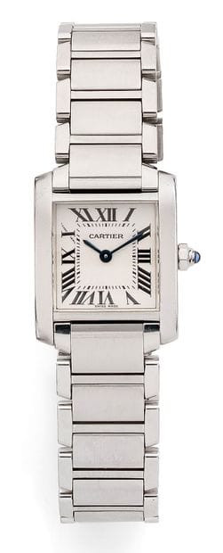 CARTIER Paris, Tank française
Steel ladies'...