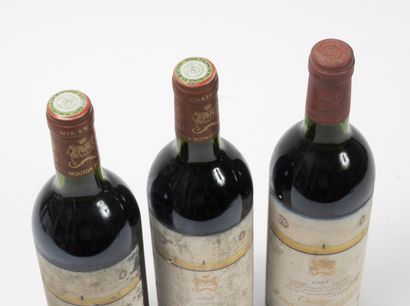 CHÂTEAU MOUTON ROTHSCHILD
3 bottles, 1983.
GCC1...