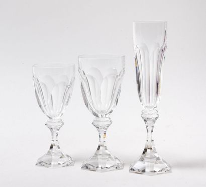 SAINT-LOUIS
Partie de service de verres modèle...