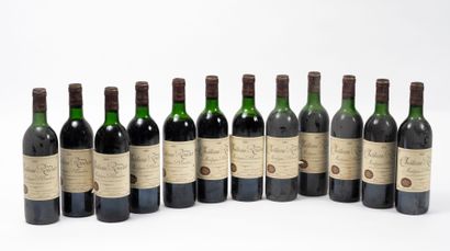 CHÂTEAU ROUDIER
12 bottles, 1985.
Montagne-Saint-Emilion.
Shoulder...