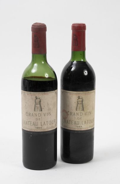 CHÂTEAU LATOUR
2 bottles, 1964.
GCC1 Pauillac.
High...