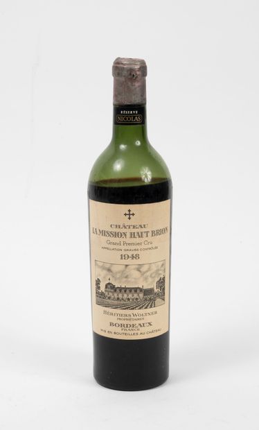 CHÂTEAU LA MISSION HAUT-BRION
1 bottle, 1948.
Pessac-Léognan.
Low...