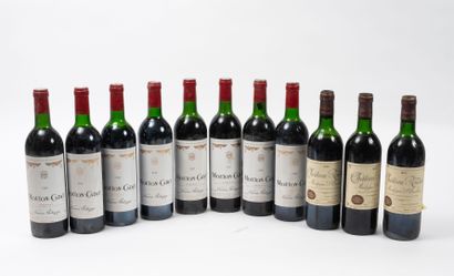 MOUTON-CADET
8 bottles, 1985.
Baron Philippe.
Bordeaux.
High...
