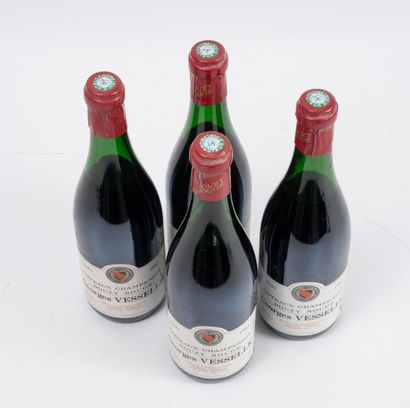 COTEAUX CHAMPENOIS
4 bouteilles, 1983.
Bouzy...