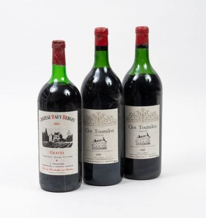 CLOS TOUMILON
2 magnums, 1982.
Graves.
High...