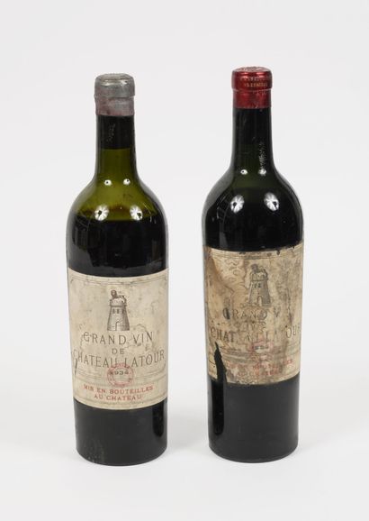 CHÂTEAU LATOUR
2 bottles, 1934.
GCC1 Pauillac.
Low...