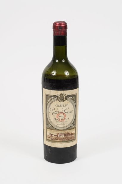 CHÂTEAU RAUZAN-GASSIES
1 bottle, 1921.
Margaux.
Low...