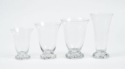 DAUM FRANCE
Partie de service de verres en...
