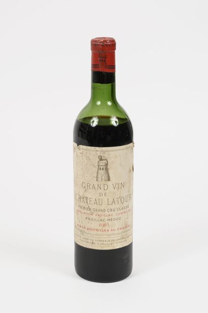 CHÂTEAU LATOUR
1 bottle, 1963.
GCC1 Pauillac.
Low...