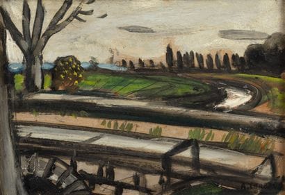 Auguste CHABAUD ( 1882-1955) 
Landscape with...
