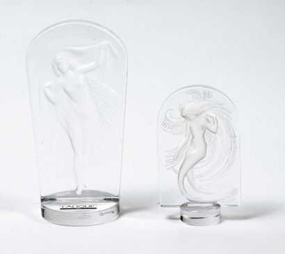 LALIQUE FRANCE 
Stamp Naïade.
Proof in colorless...