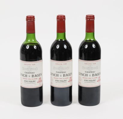 CHÂTEAU LYNCH BAGES
3 bottles, 1983.
GCC5...