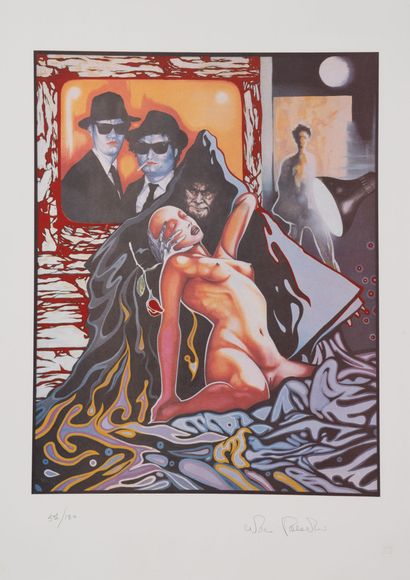École contemporaine
Untitled.
Lot of 4 offsets...
