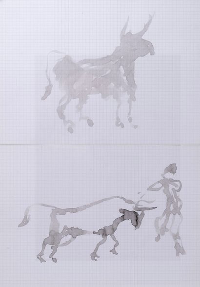 Claude VIALLAT (1936)
Scenes of bullfighting.
Three...