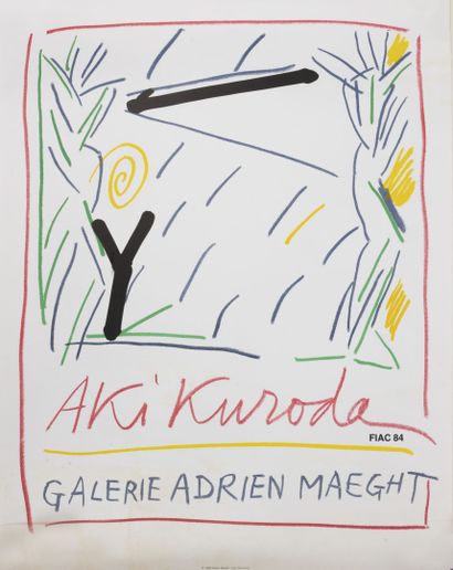 Aki KURODA (1944)
Untitled.
Lithograph in...