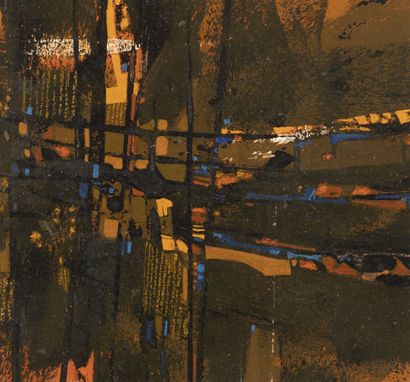 René FUMERON (1921-2004)
- Untitled.
Oil...
