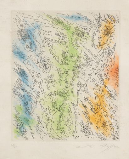 André MASSON (1896-1987)
Titania, 1960.
Etching...