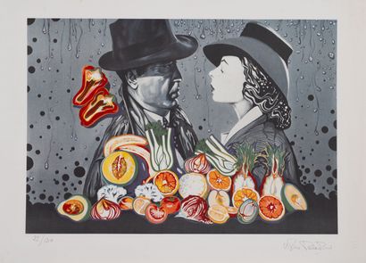 École contemporaine
Untitled.
Lot of 4 offsets...