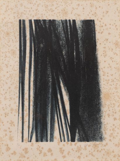 Hans HARTUNG (1904-1989)
Untitled.
Lithograph...