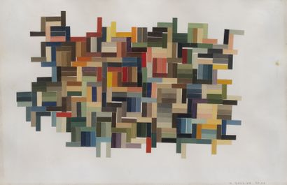 Marianne SOULIER (XXème)
Untitled, 1970.
Collage...