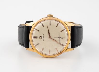 OMEGA
Men's wristwatch in gilt metal.
Hand-wound...