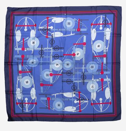 HERMES PARIS
Carré en twill de soie imprimé,...