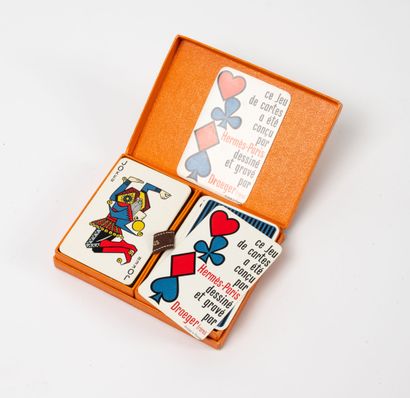 HERMES Paris
Deux jeux de cartes dessinés...