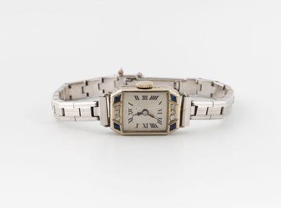 Ladies' wristwatch.
Case in white gold (750)...