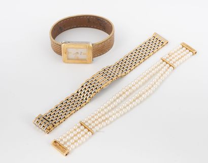 POIRAY
Ladies' wristwatch.
Rectangular case...