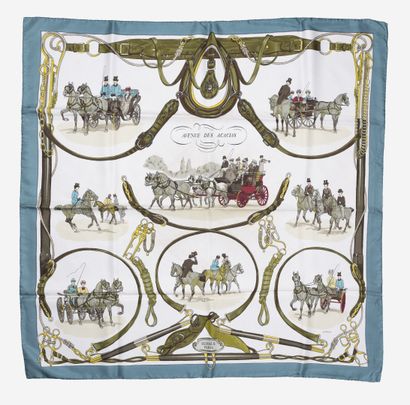 HERMES paris
Carré en twill de soie modèle...
