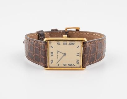 CHAUMET 
Men's wristwatch. 
 Rectangular...