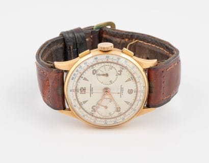 CHRONOGRAPHE SUISSE
Men's wristwatch.
Pink...