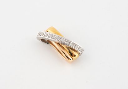 GUY LAROCHE
Yellow and white gold (750) pendant...
