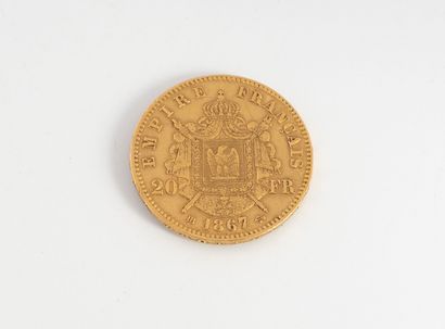 FRANCE,
Second empire (1852-1870), pièce...